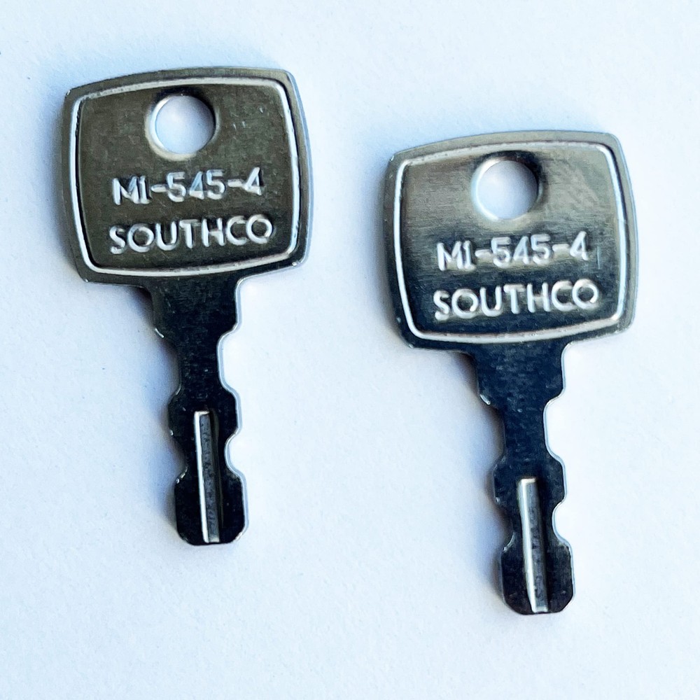 Southco M1-545-4 Key for Push Locks, Compression Locks