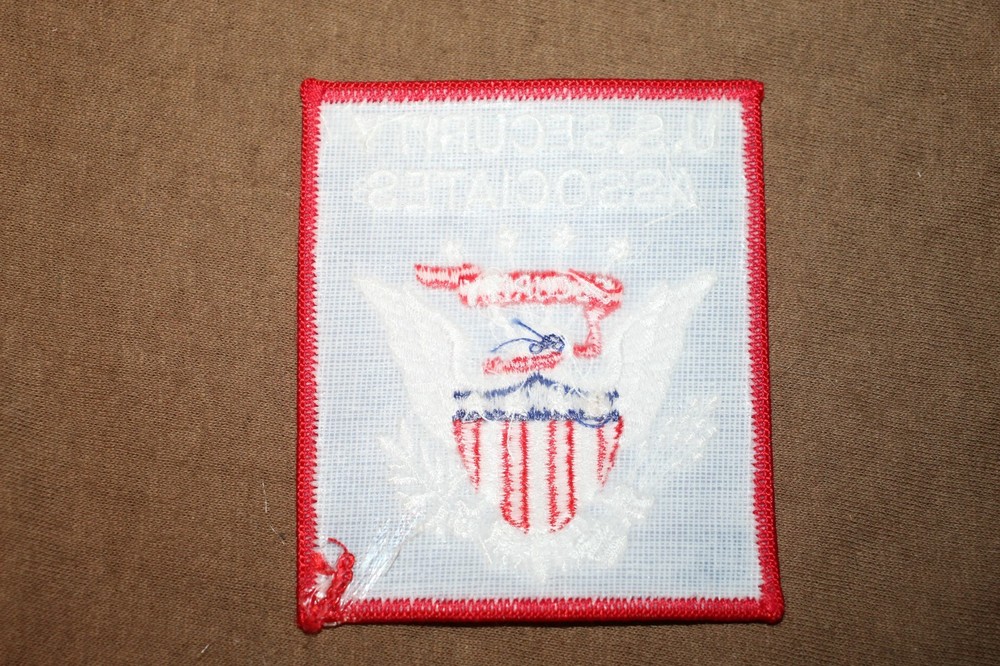 Vintage Original U.S. Security Associates Uniform Patch