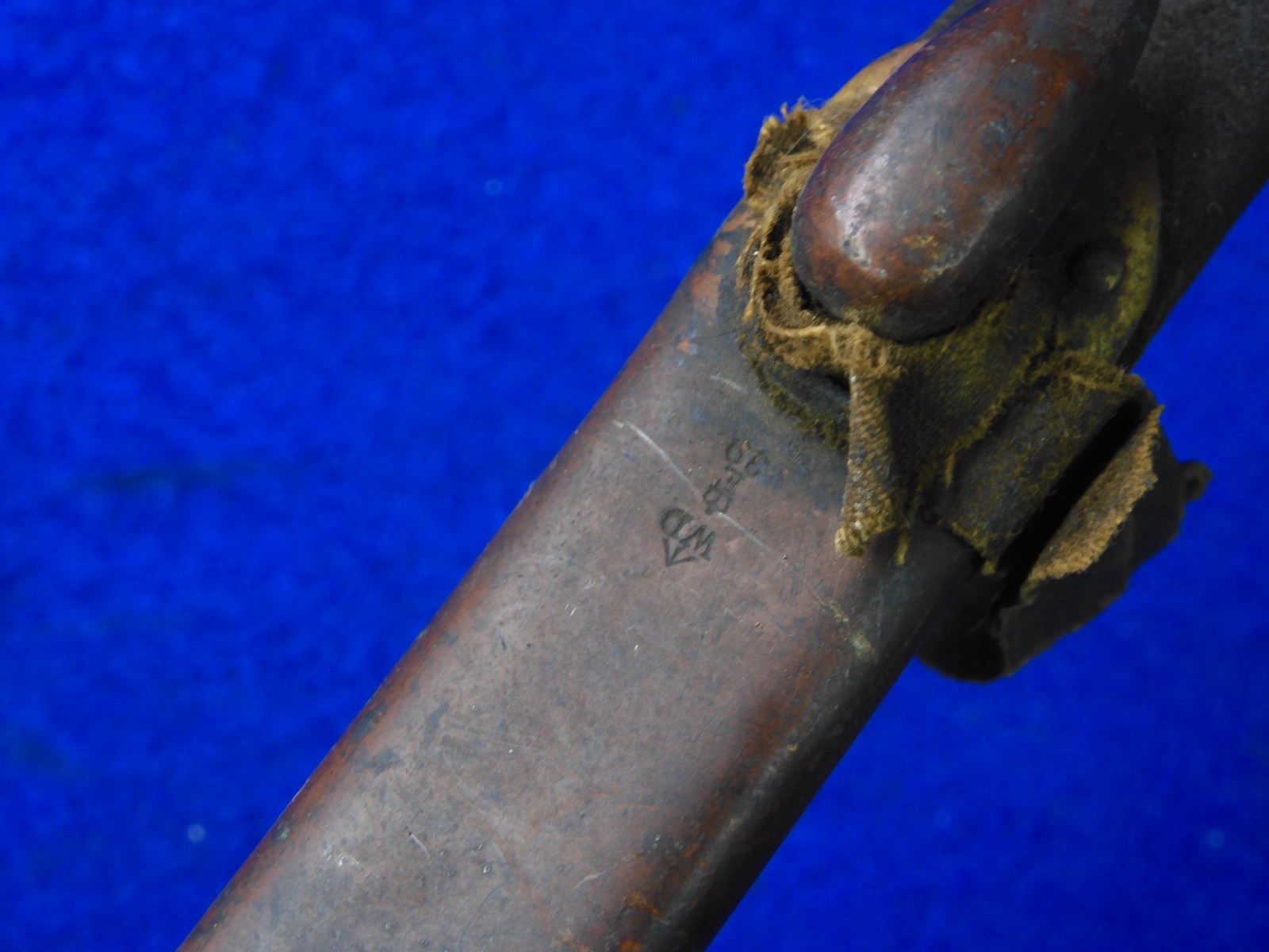 British English Antique WW1 Model 1876 Socket Bayonet w/ Scabbard c