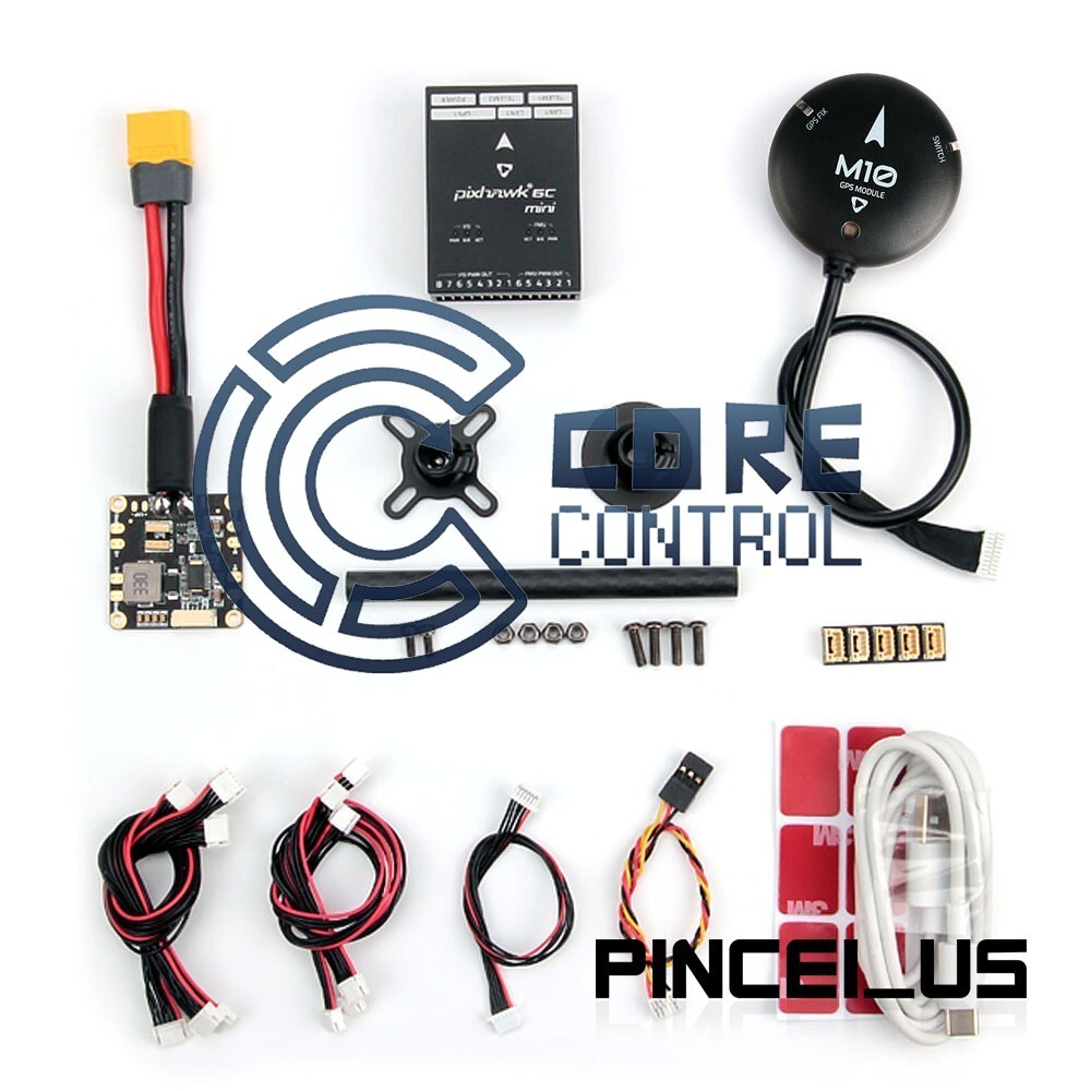 Mini Flight Control Module Holybro Pixhawk 6C+ PM06 Power Module + M10 GPS New