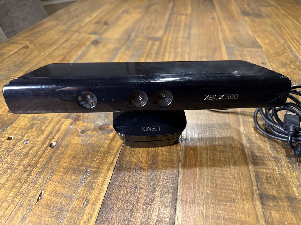 Microsoft Kinect Sensor Bar for Xbox 360 1414 with AC Power Adapter 1429 Tested