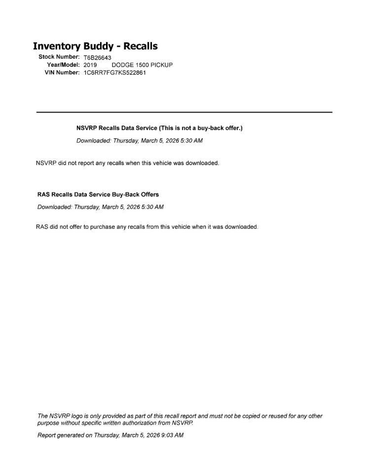 TDODR1500 2019 Air Shutter 1013931