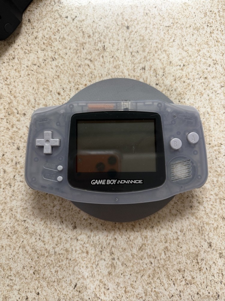 Nintendo Game Boy Advance Console System - Clear Glacier