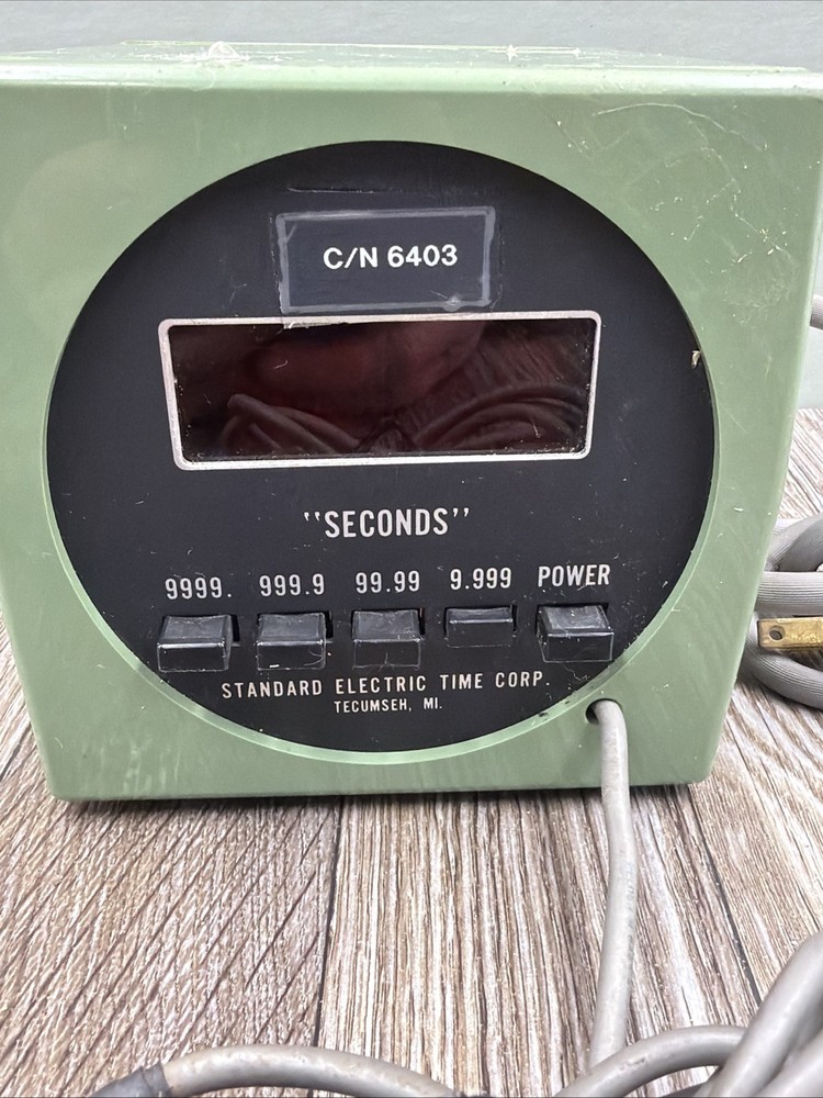 Standard Electric Time Corp. Model S-1 Precision Timer - Vintage Clock Timer 110