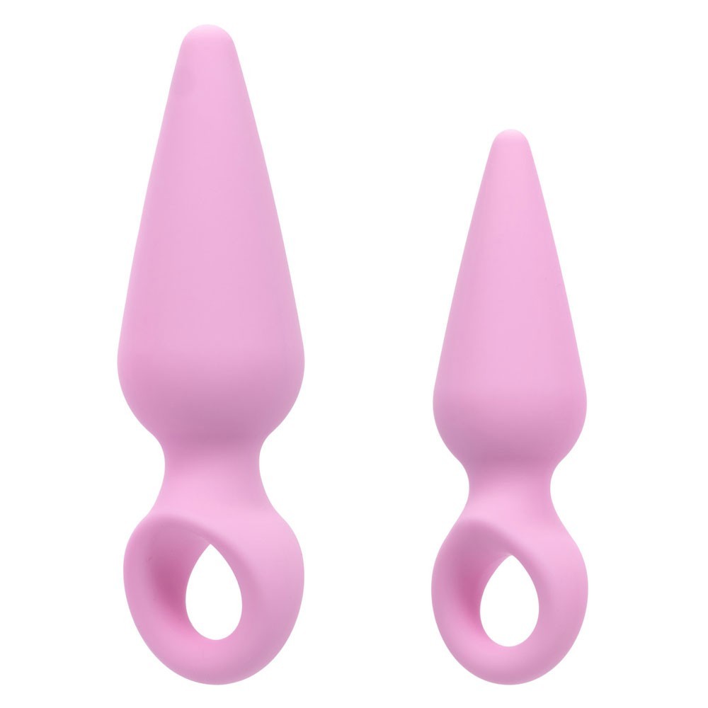 CalExotics First Time Booty Probe Duo Butt Plug Set Pink