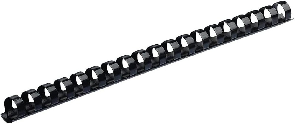 Professional Black Plastic Combs, 100 Pack, 5/8", 120 Sheets