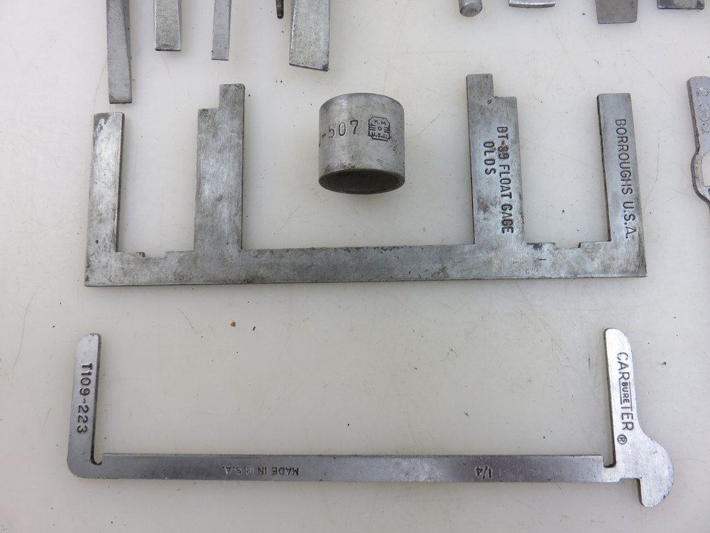 Kent-Moore Snap-On & More Carburetor Float Level Gauge Adjustment Tool Set 20pc