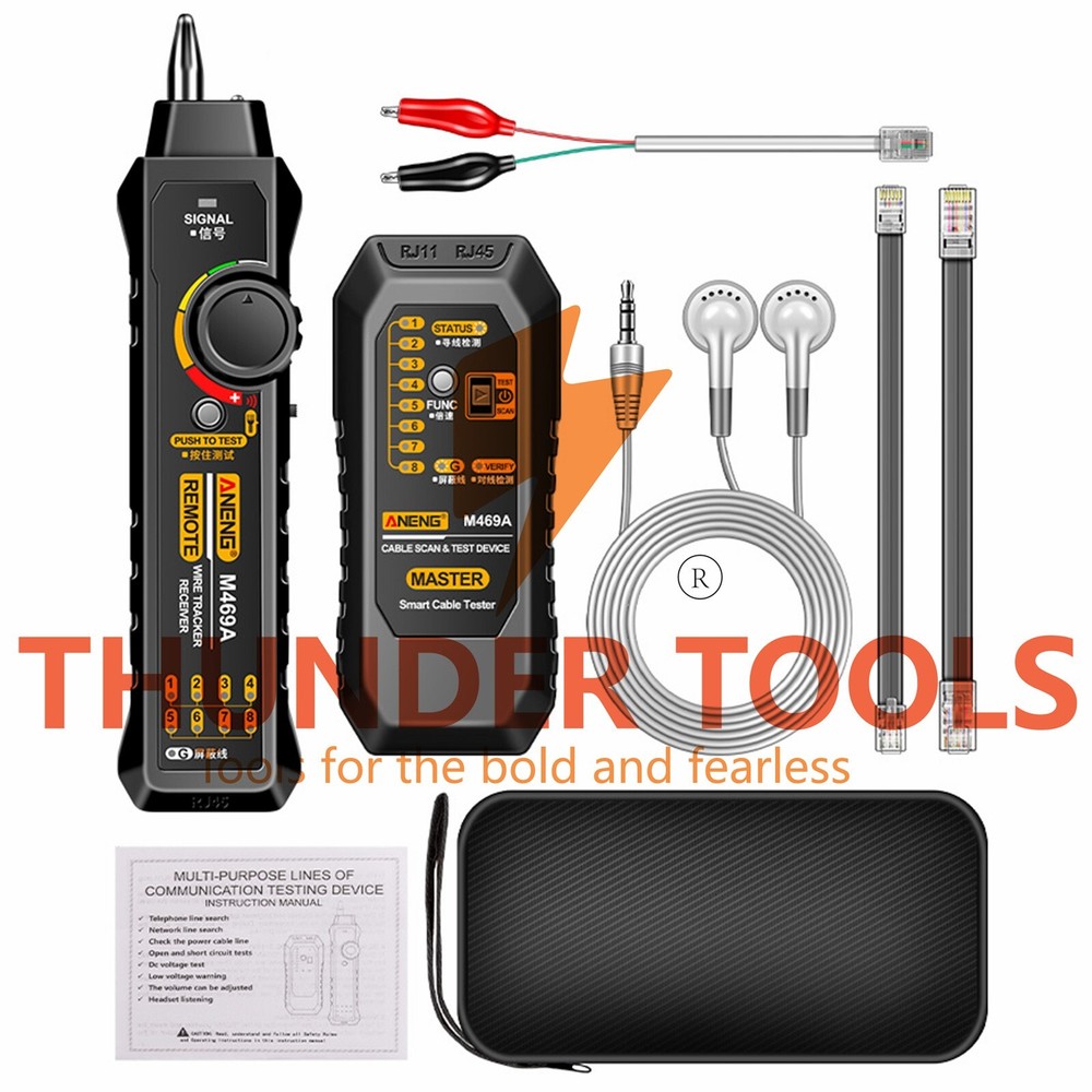 Thunder Tools ANENG M469A Network Cable Finder Multifunctional Cable