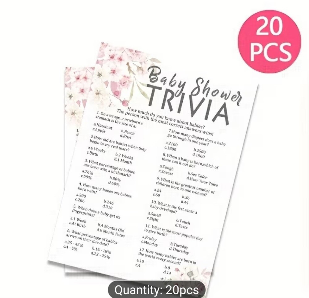 Baby shower games Bundle!