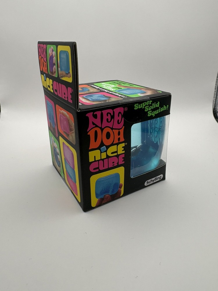 Nee Doh Nice Cube - Super Solid Squish “blue”