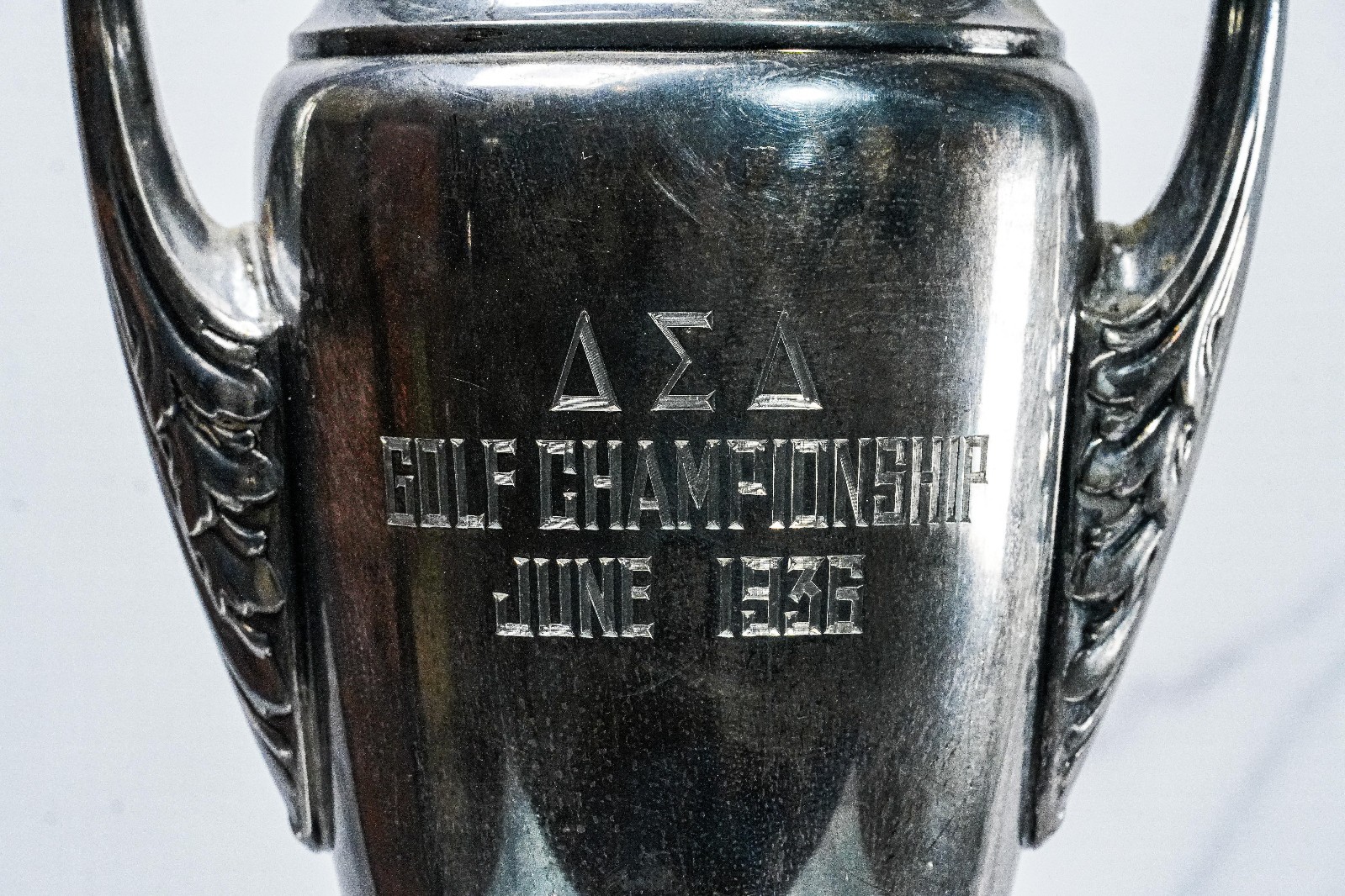 Classic Pair of Large Silverplate Antique Trophy Cup Trophies Home Decor Prop