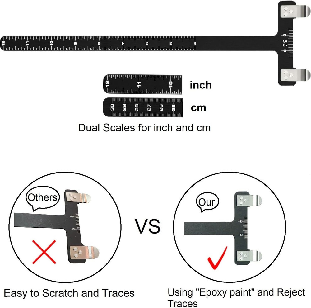 Archery Bow String Nocking Points Set with T Square Ruler Nocking Buckle Pliers