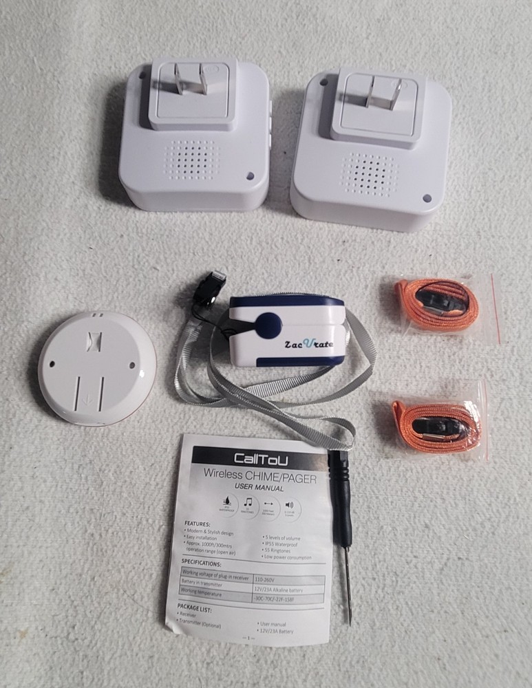 CallToU Wireless Chime/pager With Pulse Oximeter