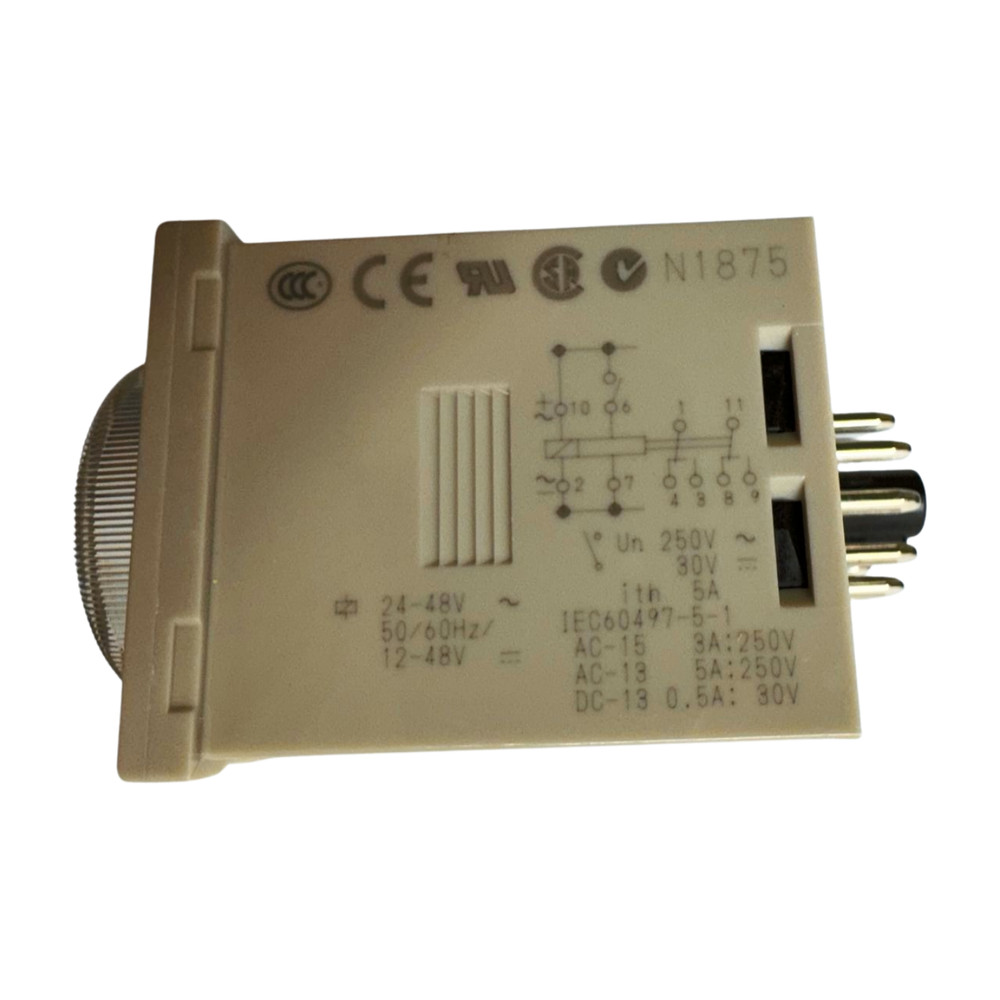 Omron H3CR-AP Solid State Timer, 0-1.2min 24-48VAC, 12-48VDC, 2680S1