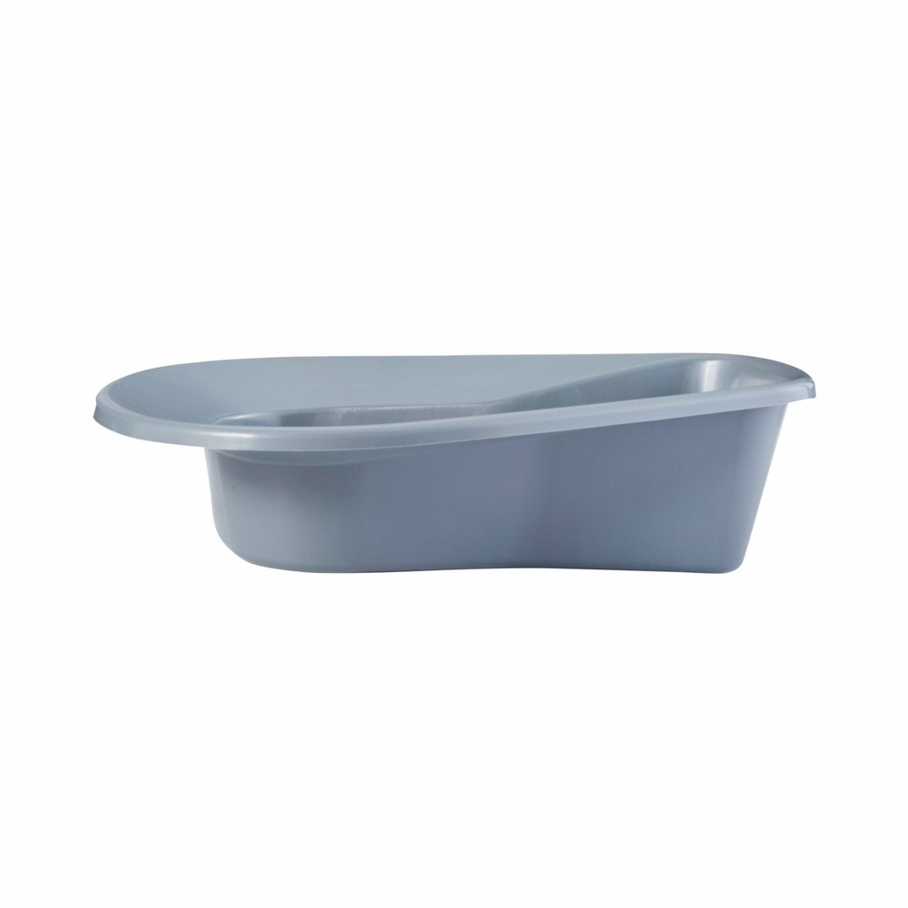 McKesson Stackable Bedpan 15" Graphite 250 lbs Weight Capacity 1 Each 56-80245