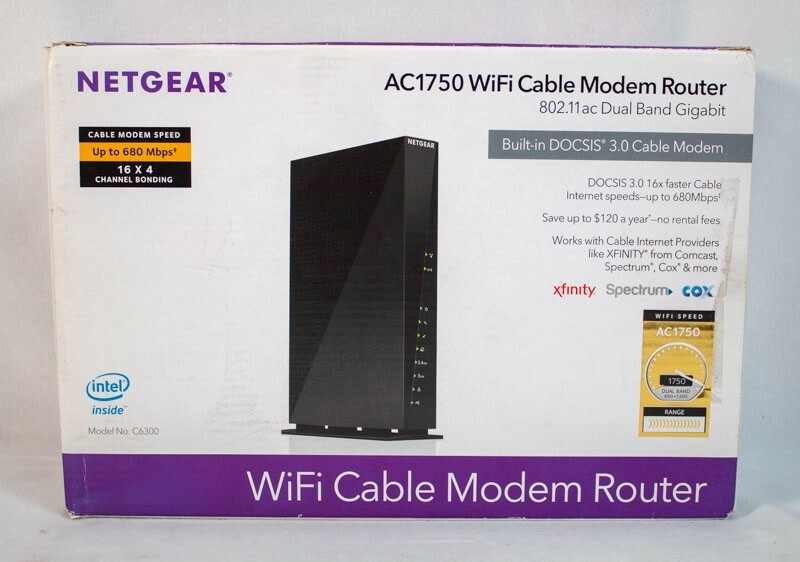 Netgear C6300100NAS Wi-Fi Cable Modem Router