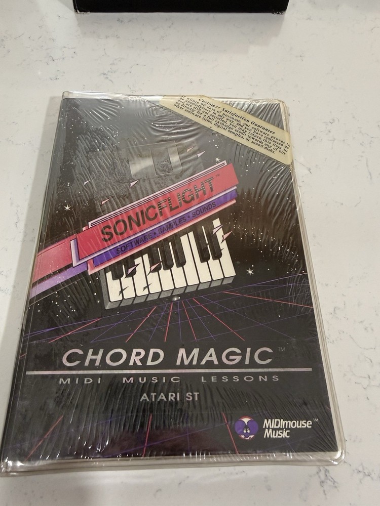 Atari ST Sealed Software Bundle Count And Add Chord Magic Midi Music Lessons NOS