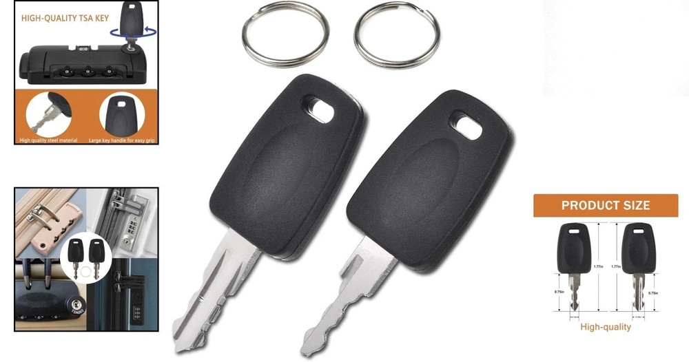Universal TSA Lock Key 002 & 007 - Keyless Solution for Forgotten Passwords