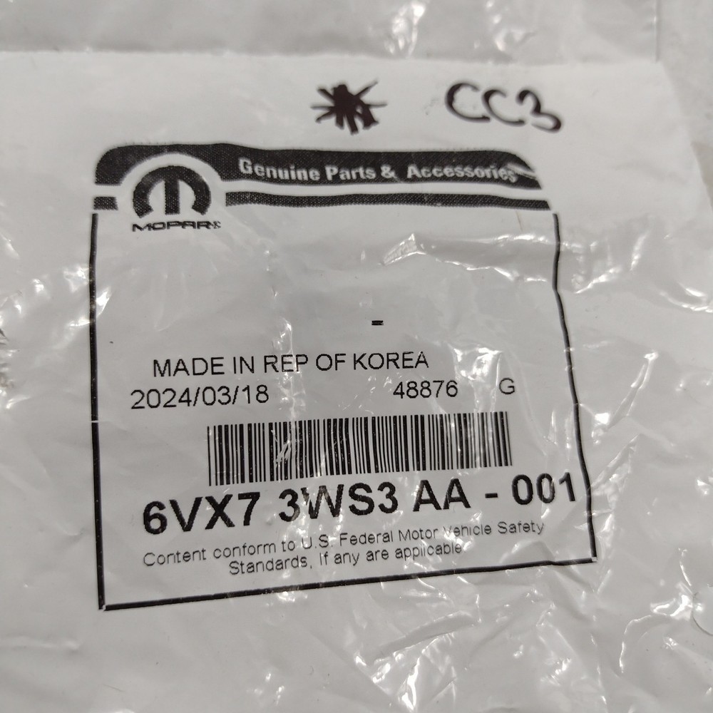 Genuine Mopar Trim Ring 6VX73WS3AA
