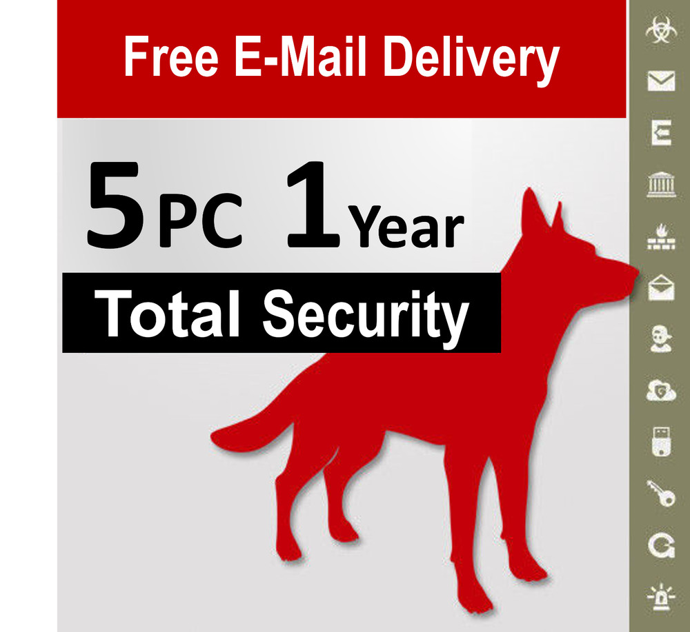 G Data Total Security 2023, Full Version GDATA, 5 PC + 1 PC Bonus, 1 Year