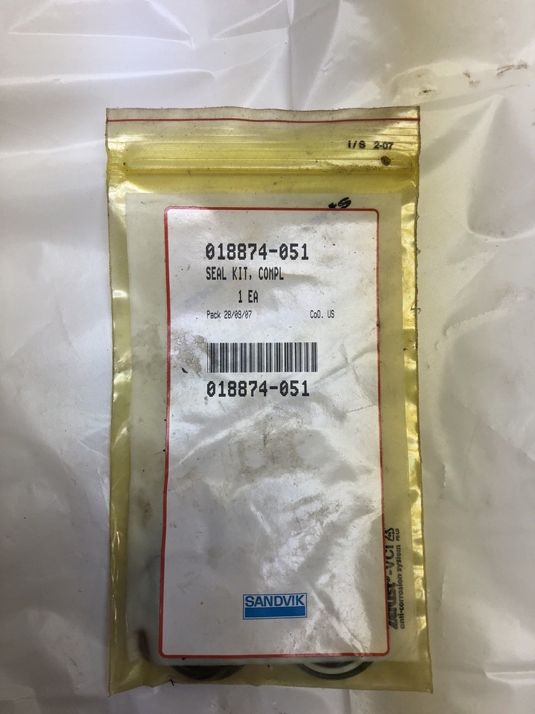 Sandvik 018874-051 Seal Kit