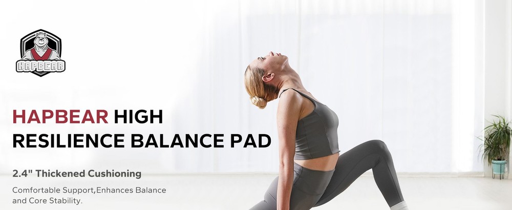 Exercise Balance Pad - 15" Non-Slip Textured Bottom Stability