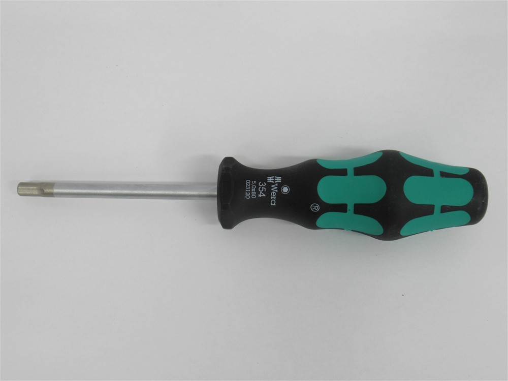 Wera 354 Hex-Plus Screwdriver 5.0 x 80mm