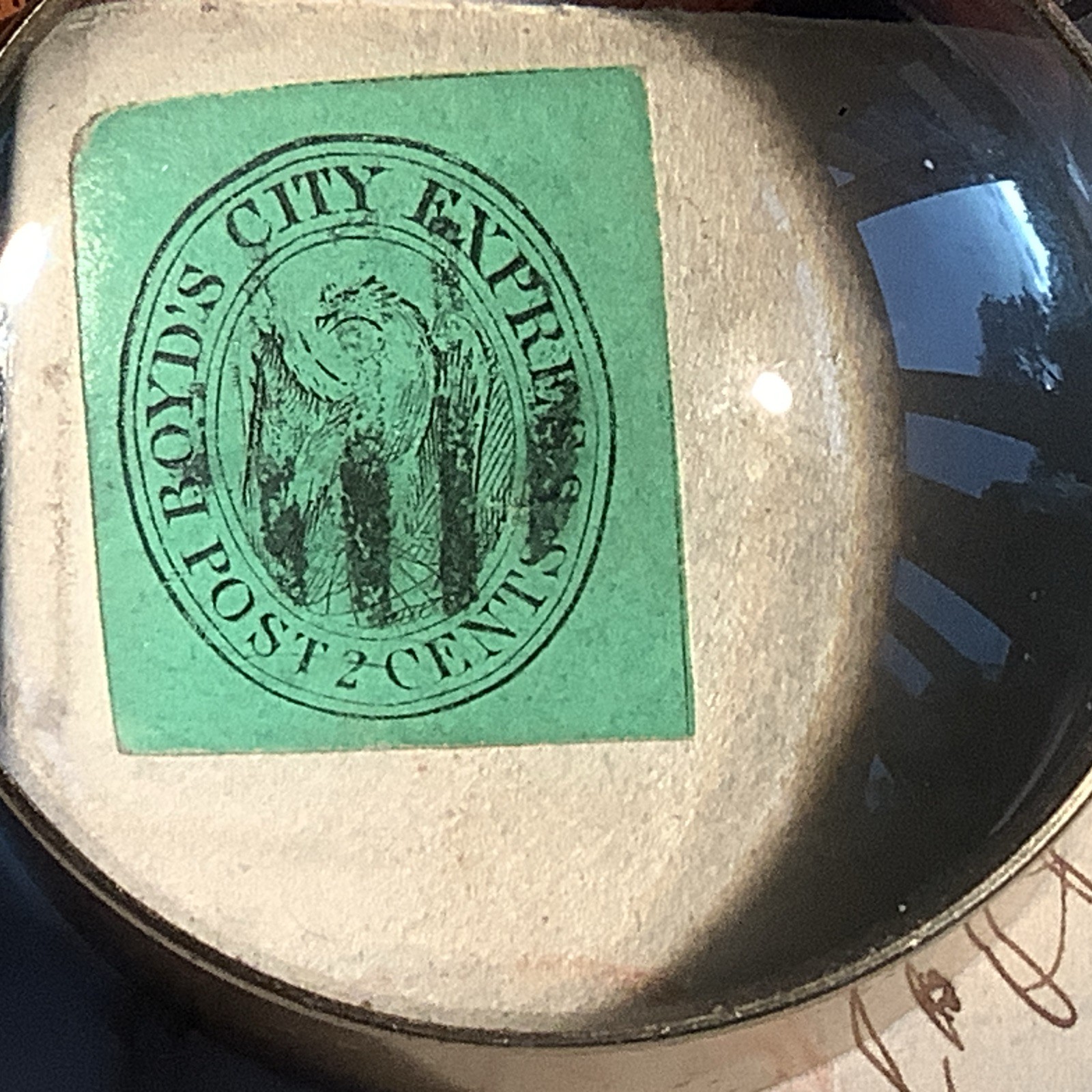 US Local Post Cover Scott #20L4 Boyd's City Express Post. 1845 + Letter Inside