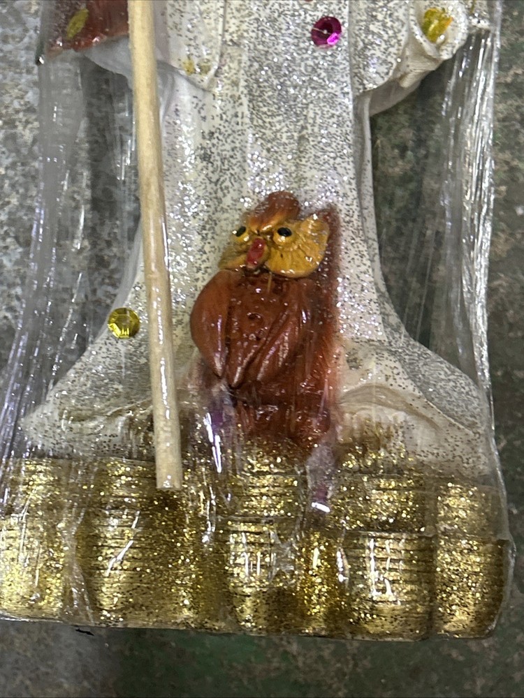 Santa Muerte Azteca White 14in Fixed