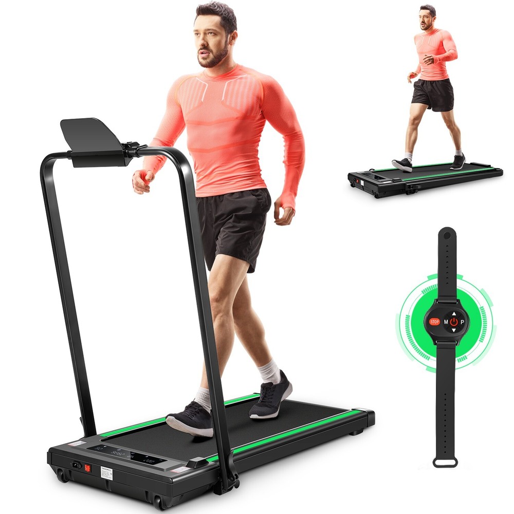 12 Programs Treadmill Machine, Under Desk Treadmill, 7.5mph Treadmill for Home~