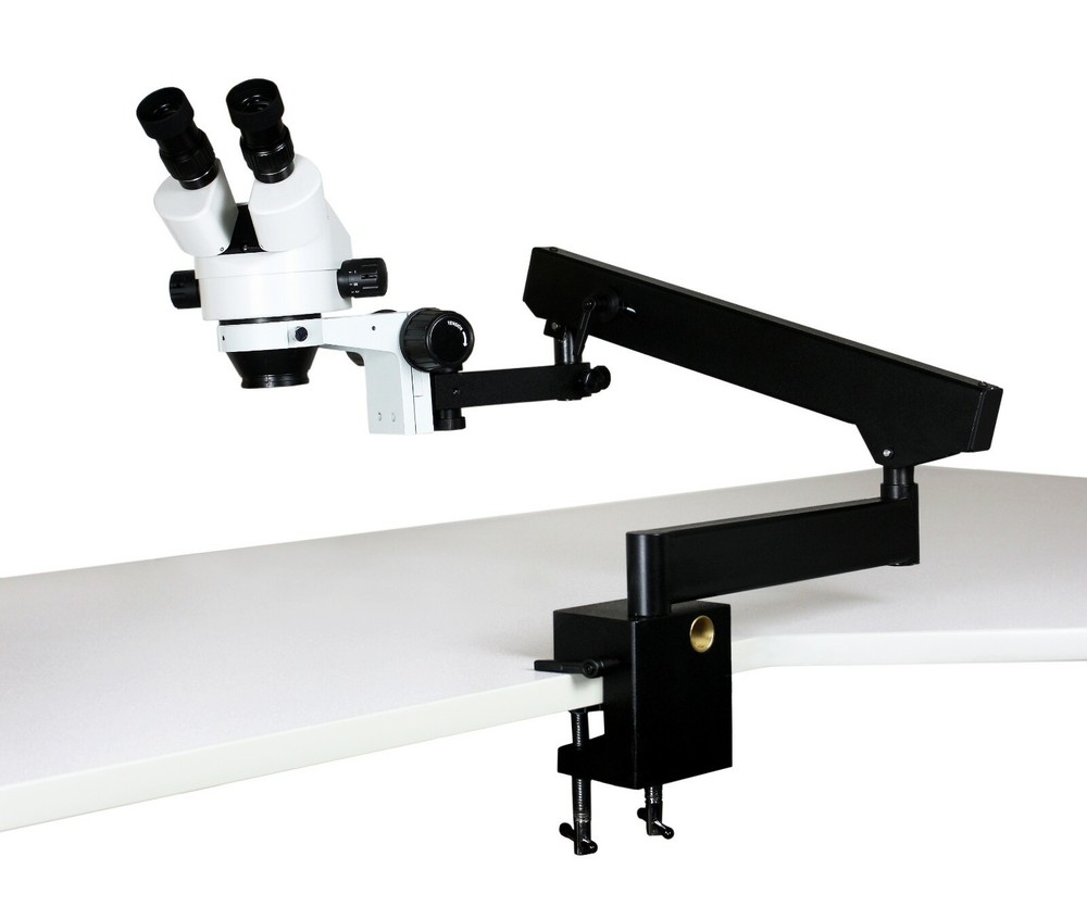 Parco 3.5X-90X Binocular Zoom Stereo Microscope with 144-LED Ring Light