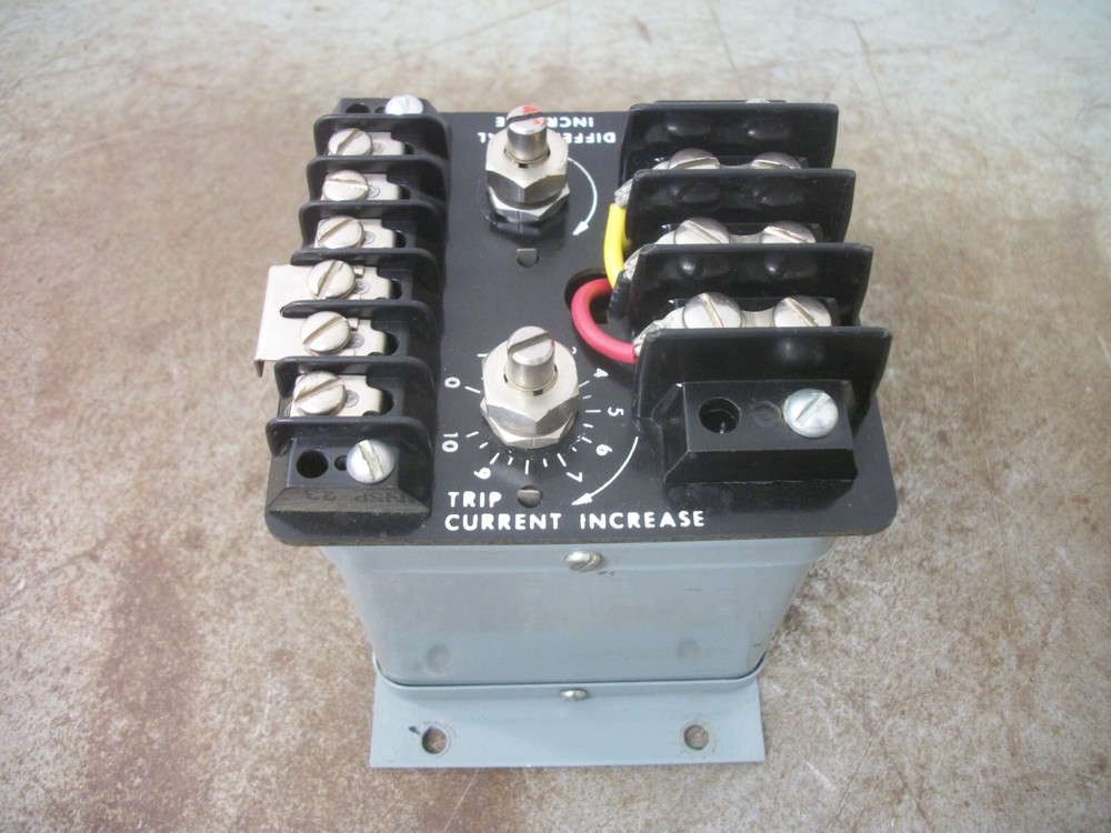 CUTLER-HAMMER ADJUSTABLE CURRENT RELAY TRANSFORMER D60LA