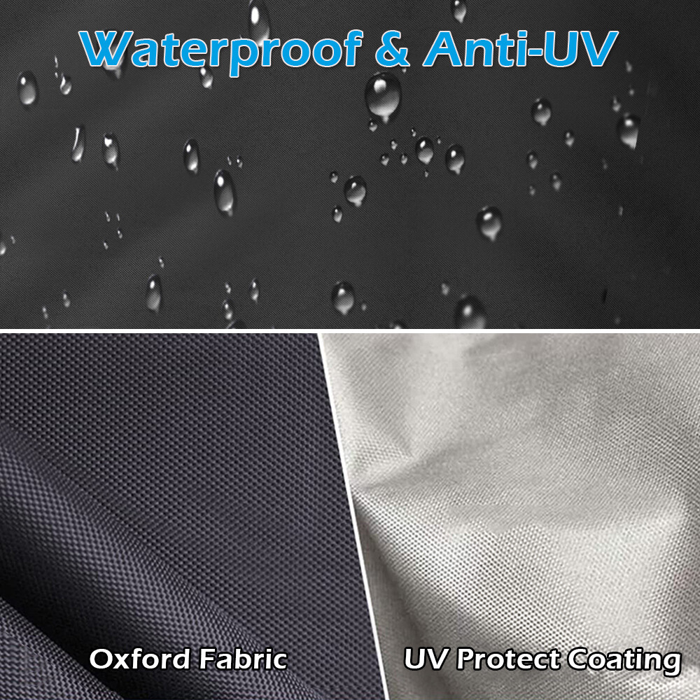 8ft Firewood Log Rack Cover Waterproof Wood Storage Holder Heavy Duty Outdoor