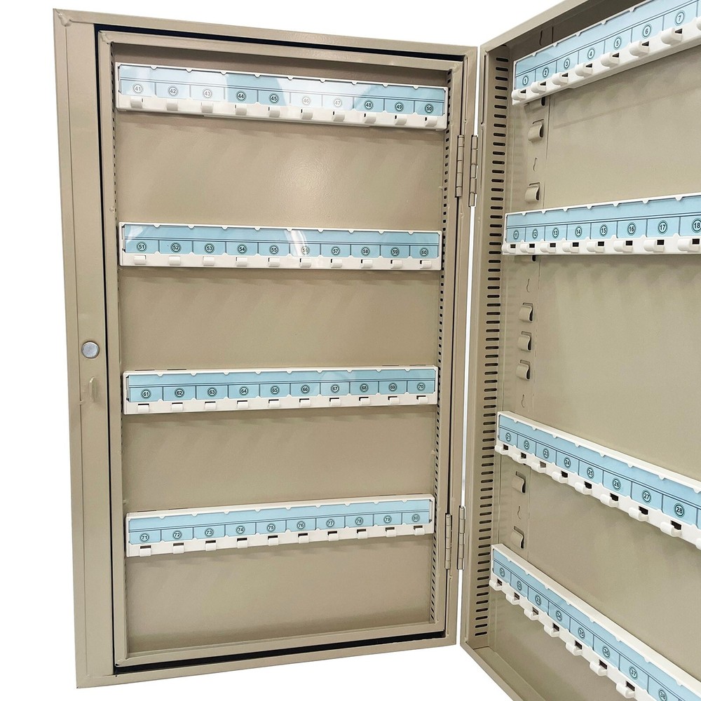 Key Cabinet 240 Hooks Wall Mount Lock Box Storage Key Boxes Collectables