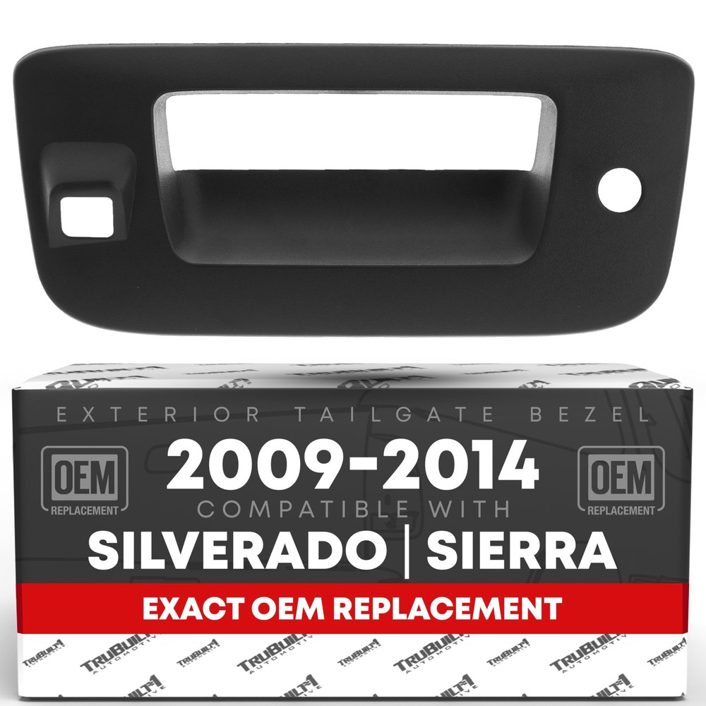 Tailgate Handle Bezel With Key Hole- Camera Hole - Compatible with 2009-2014 ...