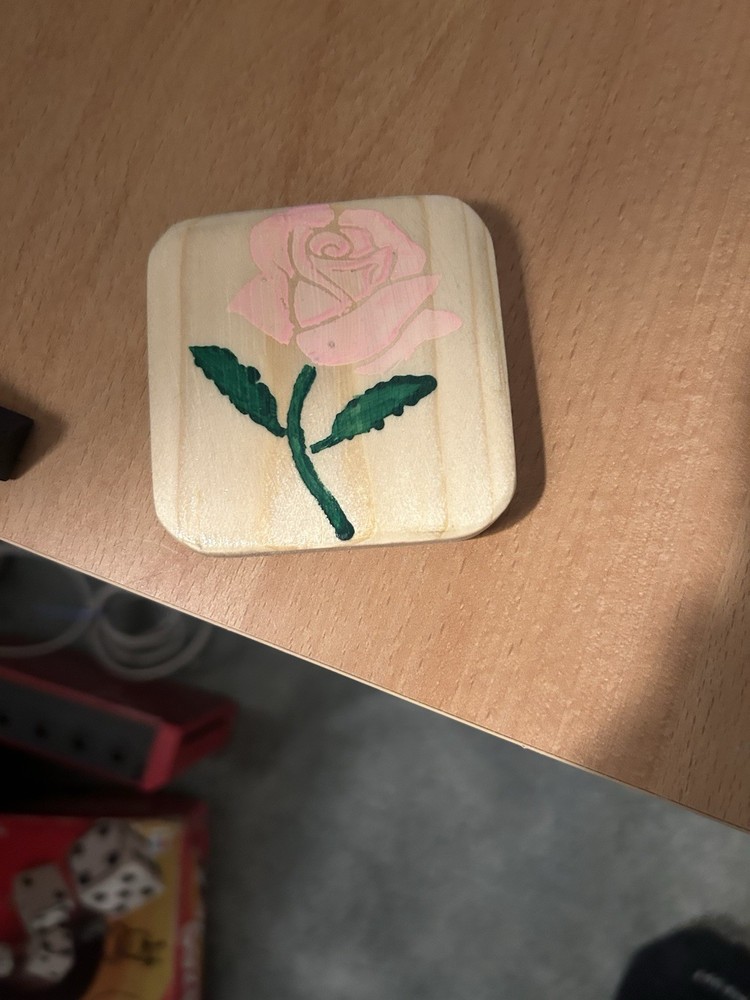 Set of 4 Rose Coasters