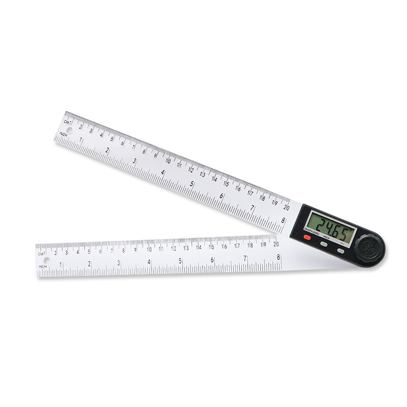 Digital Angle Finder Protractor 200mm 7” LCD Angle Ruler Measuring Tool
