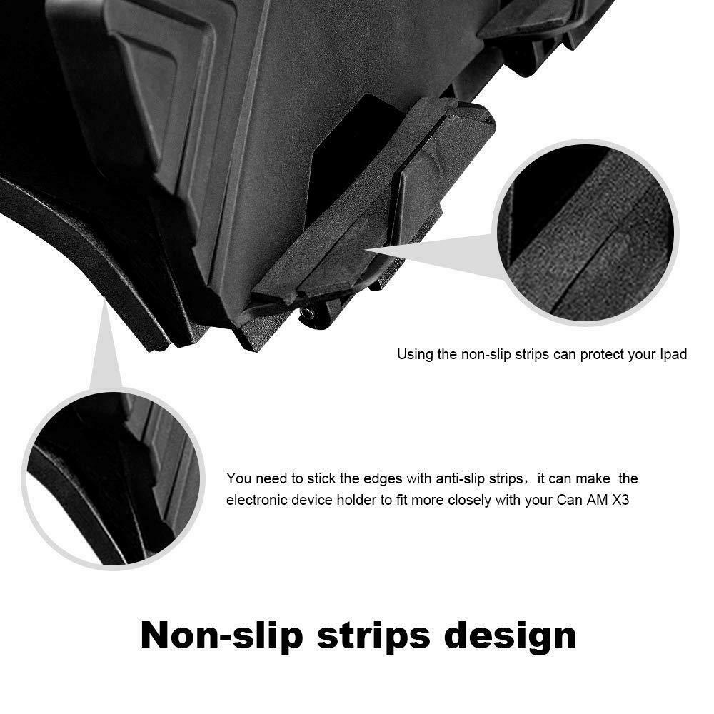 KEMIMOTO Electric Device Tablet Holder GPS Mount For Can Am Maverick X3 2017-24