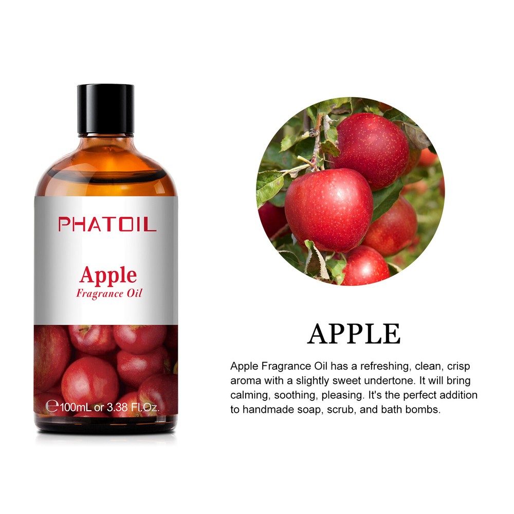 100ML Fruit Fragrance Oils Essential Oils for Diffusers,Soap Candles Making DIY