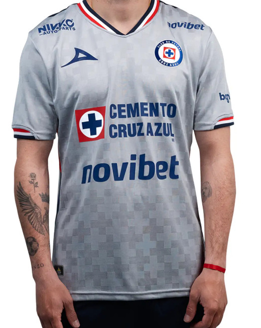 NEW CRUZ AZUL AWAY JERSEY 2025-2026 PERSONALIZE PIRMA LIGA MX MEN FOOTBALL