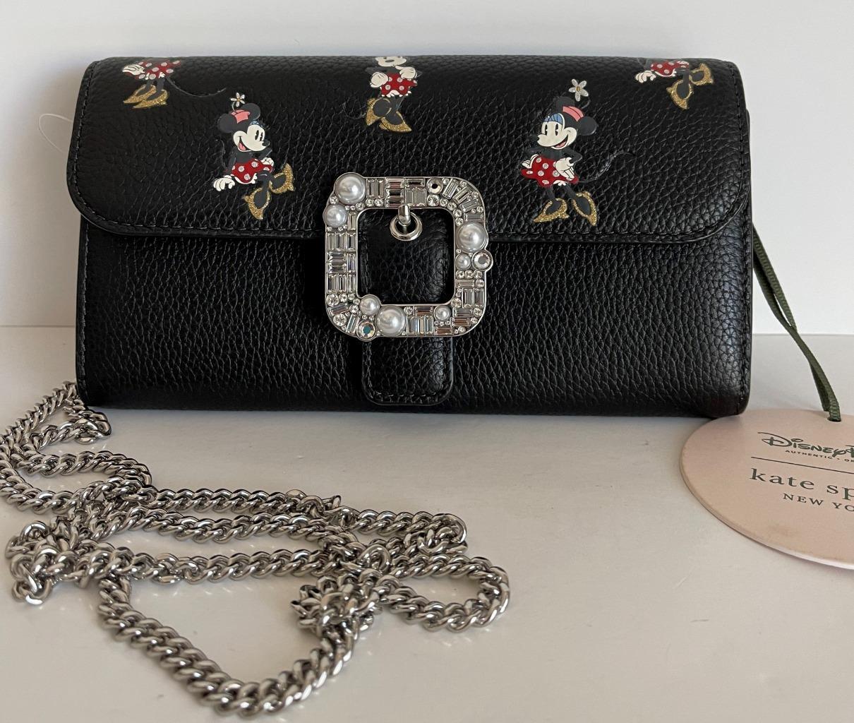 Disney Parks Kate Spade Minnie Mouse Clutch Bag NWT