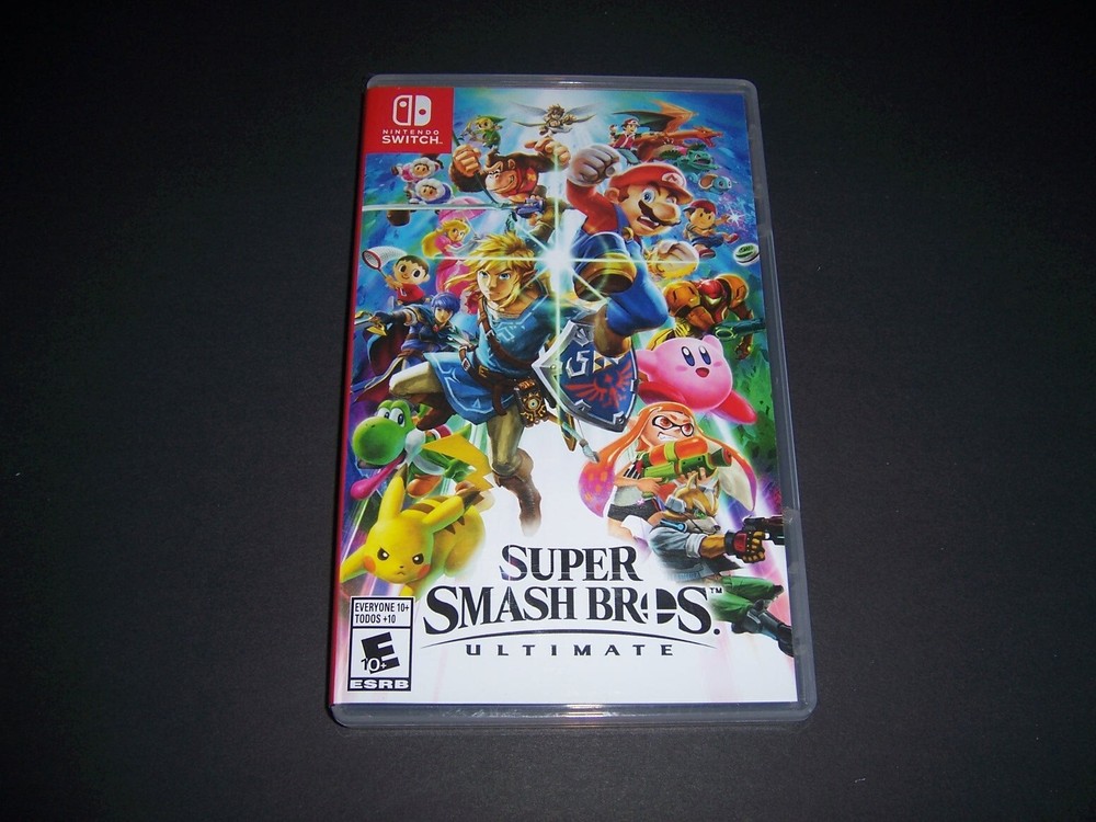Authentic Box Case ONLY Replacement Nintendo Switch Super Smash Bros. Ultimate