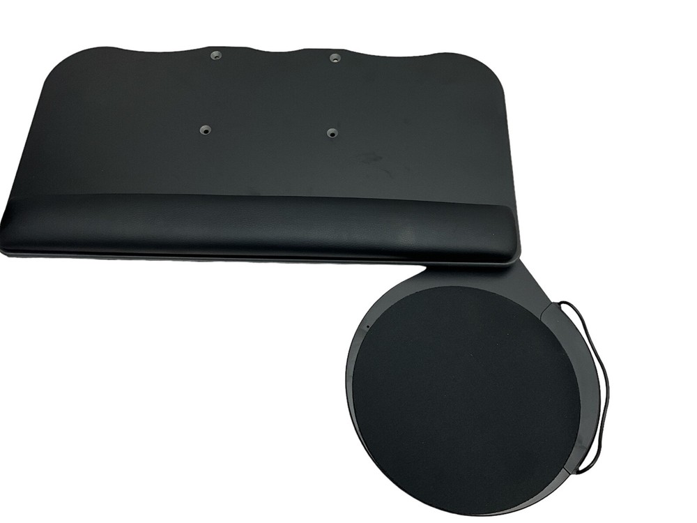 Desk Keyboard Tray  w/ 360° Rotatable Hideable Mouse Tray