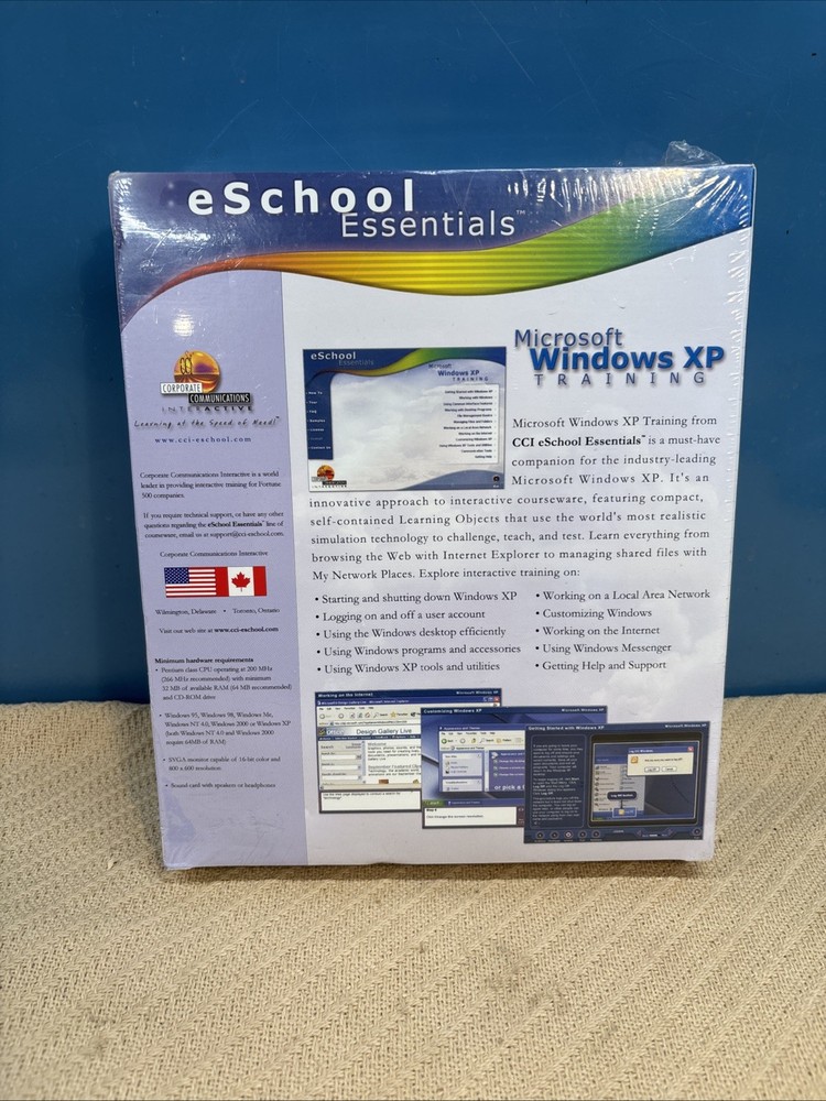Microsoft Windows, Xp Training eSchool Essentials