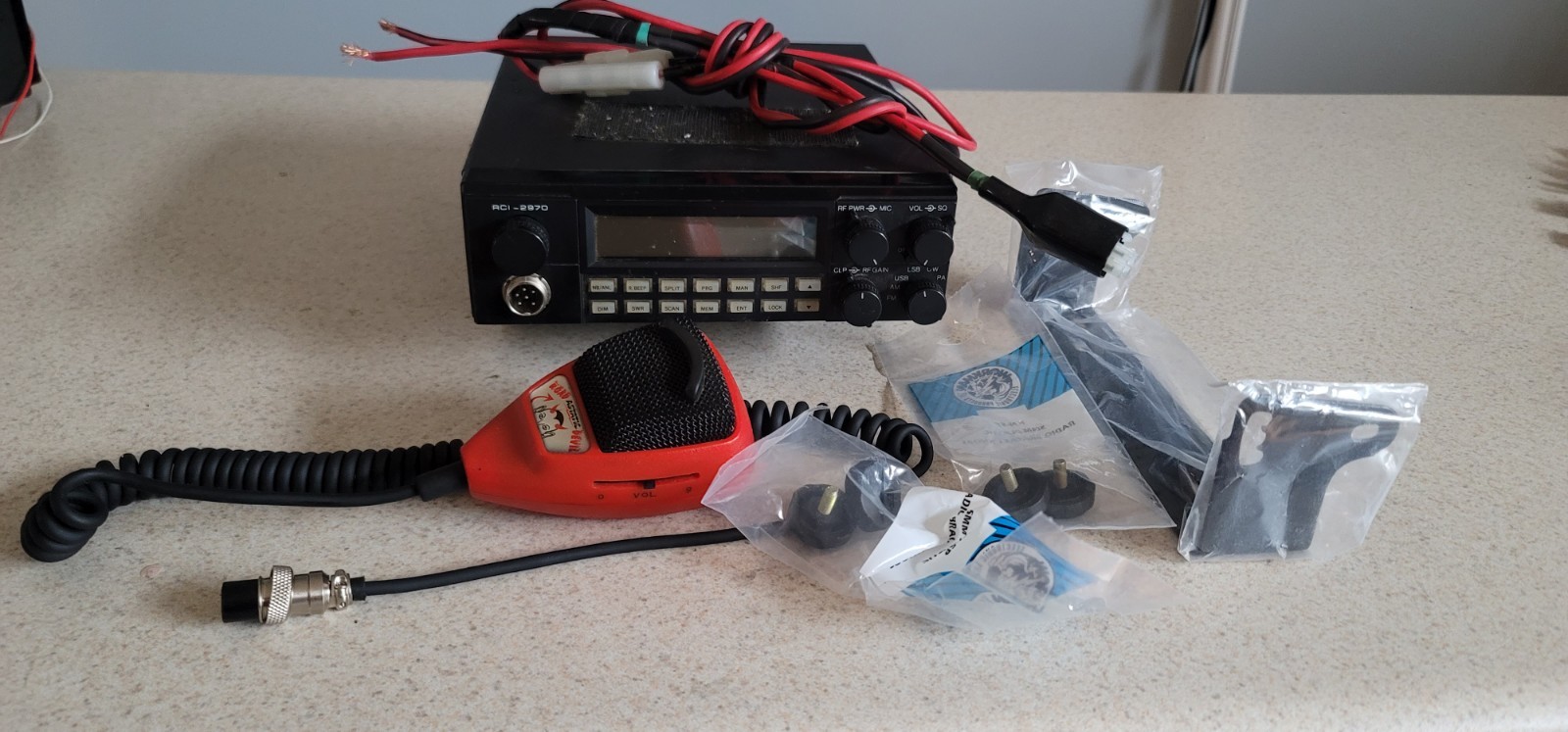 RANGER RCI 2970 TEN METER RADIO FIRST  GENERATION  ASTATIC MIC