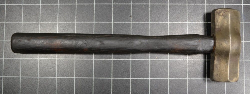 BLACKSMITH ROUNDING FORGING HAMMER - BLACKSMITH MADE - 2 1/2# - UNUSED