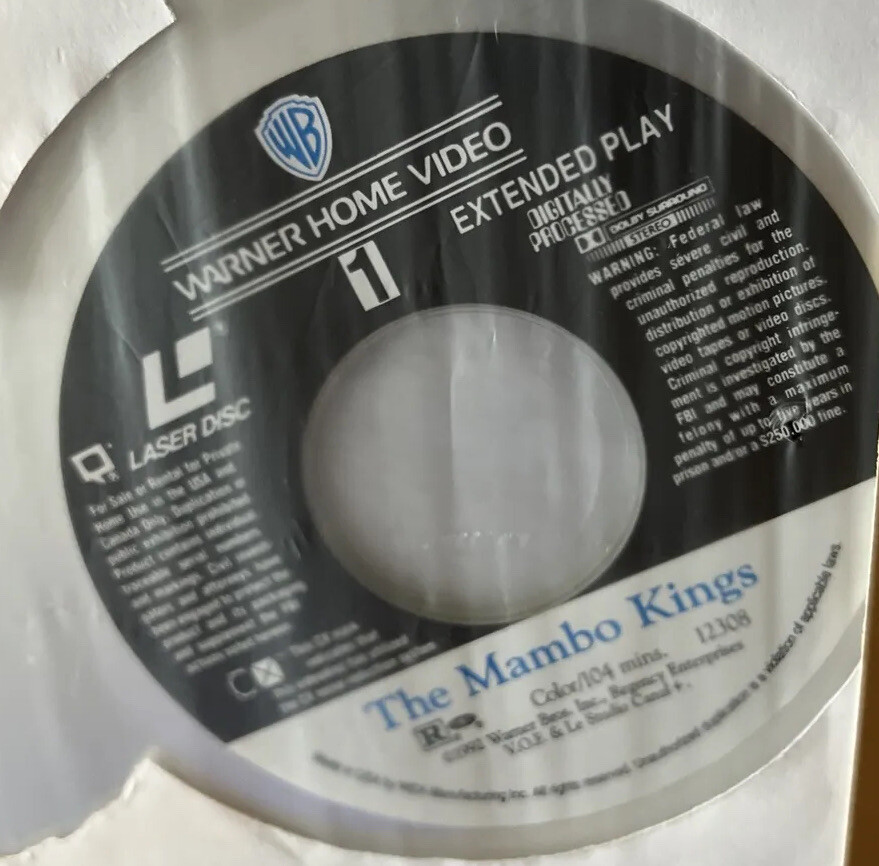 The Mambo Kings (Laserdisc, 1992)