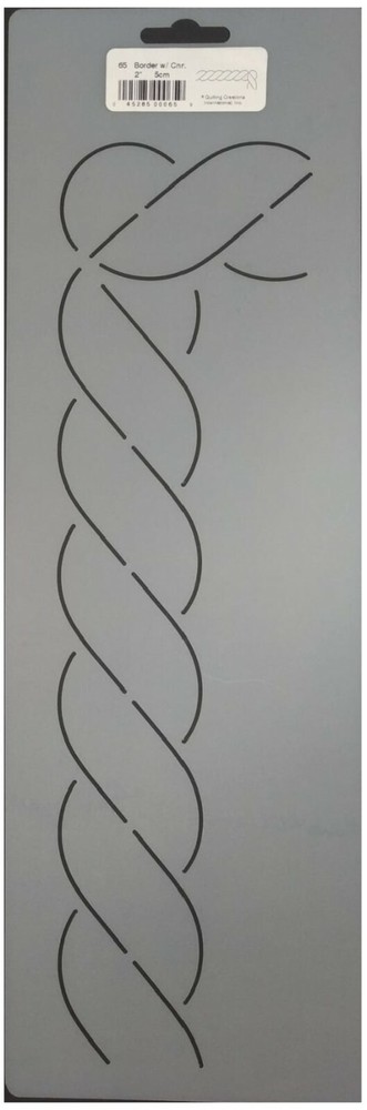 3 Quilting Stencils Loop Wave Rope Border With Corner Quilt Patterns Templates