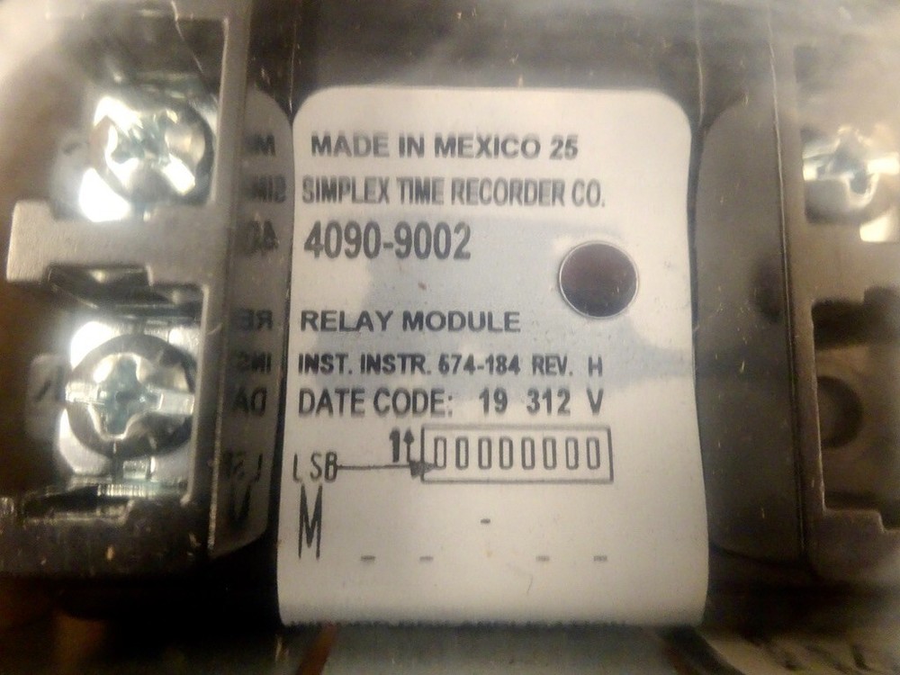 Simplex 4090-9002 Relay Individual Addressable Module, New