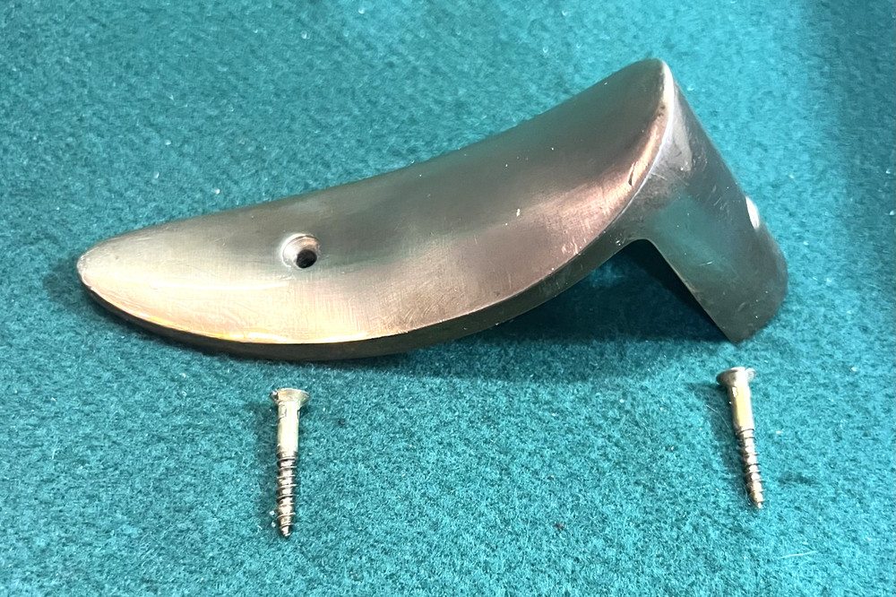 CVA Hawken Percussion Muzzleloader Black Powder Brass Butt Plate